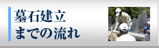 墓石建立までの流れ