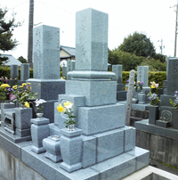 建立後の墓石イメージ