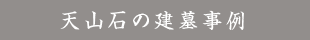 天山石の建墓事例